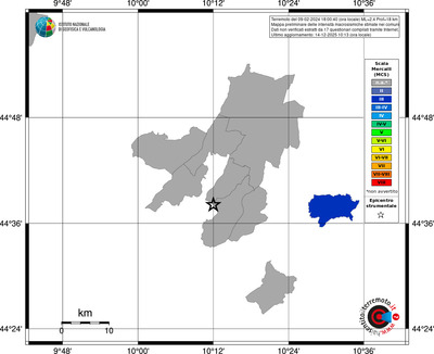 Mappa MCS - territori comuni