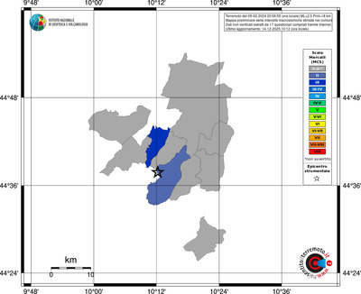 Mappa MCS - territori comuni