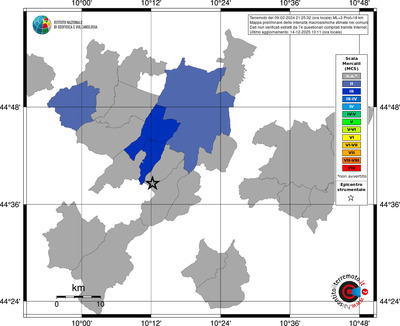 Mappa MCS - territori comuni
