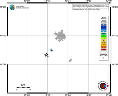 Mappa MCS - territori località