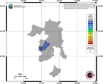 Mappa MCS - territori comuni