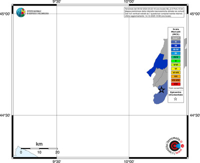 Mappa MCS - territori comuni