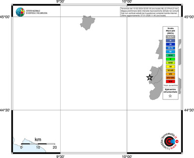 Mappa MCS - territori comuni