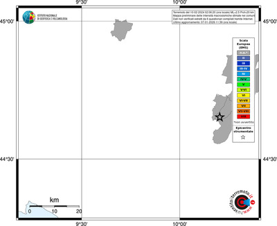 Mappa EMS - territori comuni