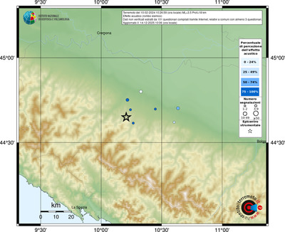Mappa comuni con almeno 3 questionari