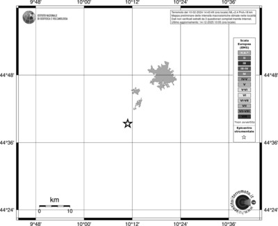 Mappa EMS - territori località