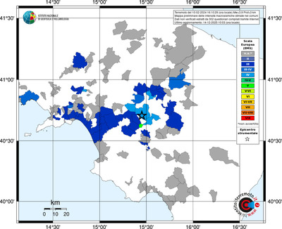 Mappa EMS - territori comuni