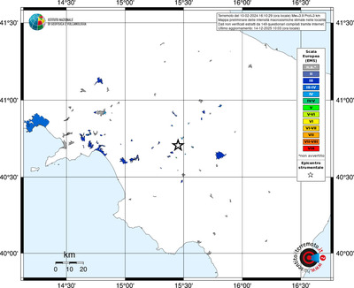Mappa EMS - territori località