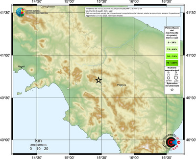Mappa comuni con almeno 3 questionari