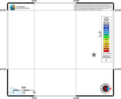 Mappa MCS - territori località