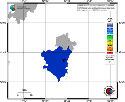 Mappa EMS - territori comuni