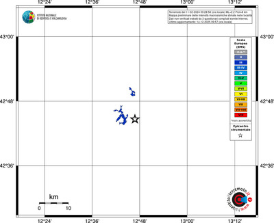 Mappa EMS - territori località
