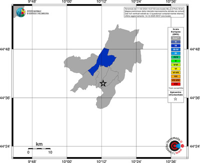 Mappa EMS - territori comuni