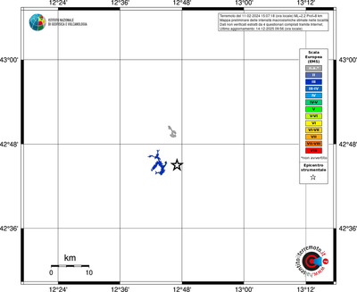 Mappa EMS - territori località