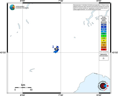 Mappa EMS - territori comuni