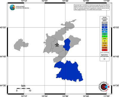 Mappa EMS - territori comuni