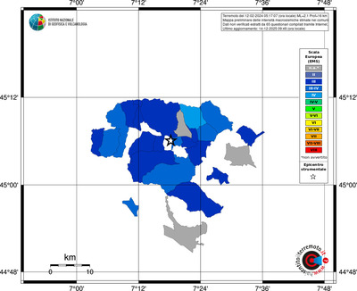 Mappa EMS - territori comuni