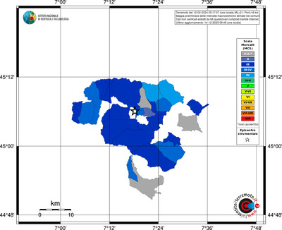 Mappa MCS - territori comuni