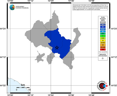 Mappa EMS - territori comuni