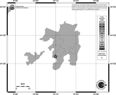 Mappa EMS - territori comuni