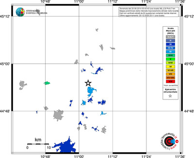Mappa MCS - territori località