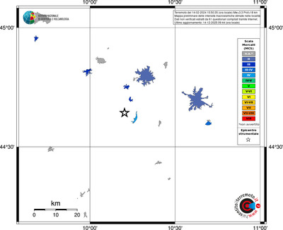 Mappa MCS - territori località