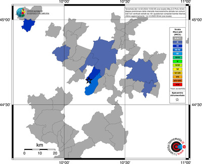 Mappa MCS - territori comuni