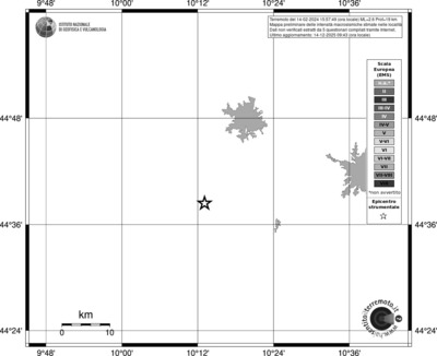 Mappa EMS - territori località