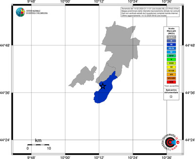Mappa MCS - territori comuni