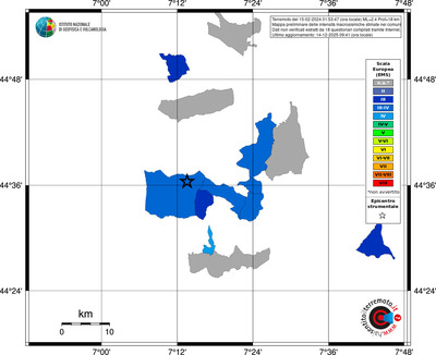 Mappa EMS - territori comuni