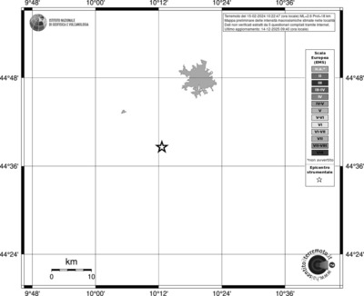 Mappa EMS - territori località