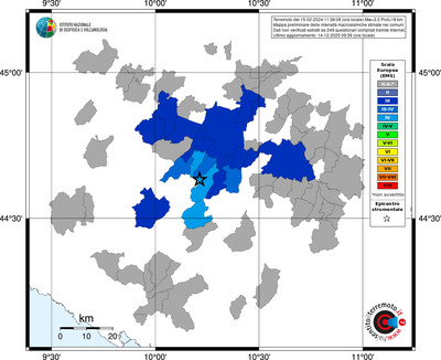 Mappa EMS - territori comuni