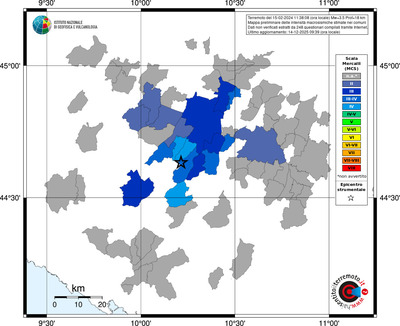 Mappa MCS - territori comuni