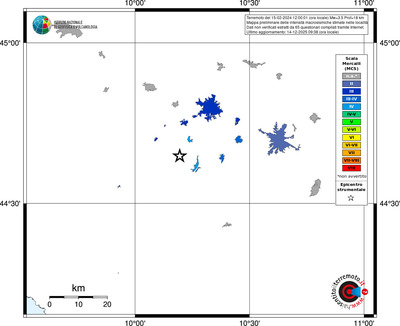 Mappa MCS - territori località