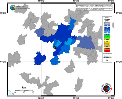 Mappa MCS - territori comuni