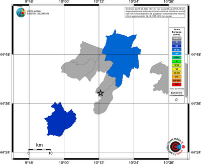 Mappa EMS - territori comuni