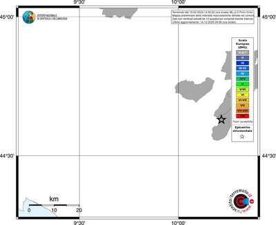 Mappa EMS - territori comuni