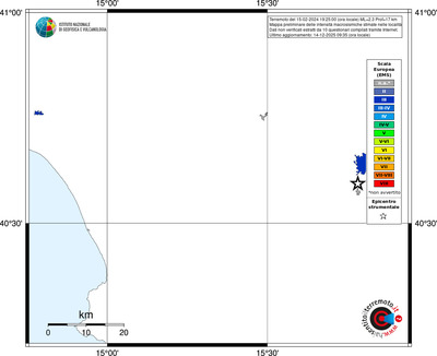Mappa EMS - territori località