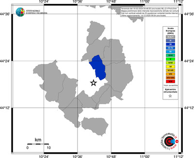 Mappa EMS - territori comuni