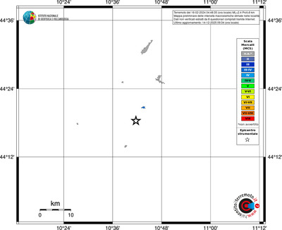 Mappa MCS - territori località