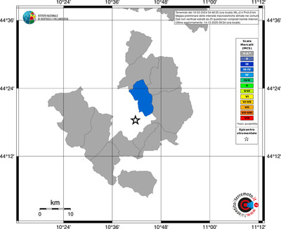 Mappa MCS - territori comuni