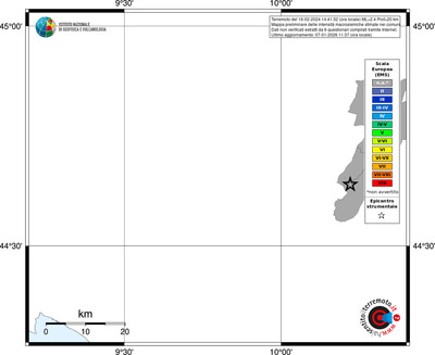 Mappa EMS - territori comuni