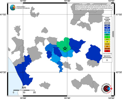 Mappa EMS - territori comuni