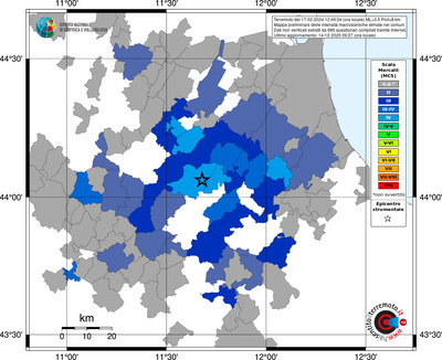 Mappa MCS - territori comuni