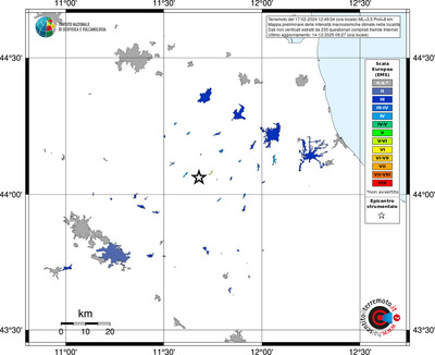 Mappa EMS - territori località
