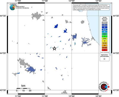 Mappa MCS - territori località