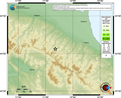 Mappa comuni con almeno 3 questionari