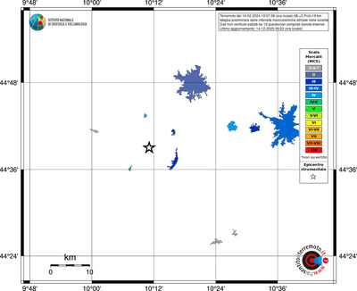 Mappa MCS - territori località