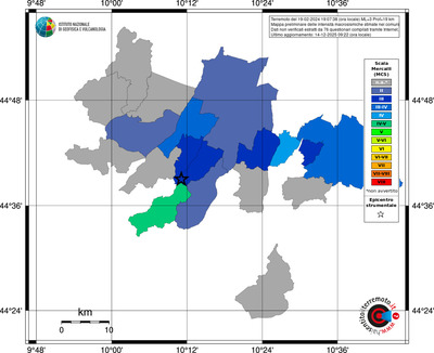 Mappa MCS - territori comuni