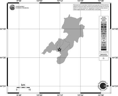 Mappa EMS - territori comuni